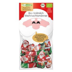 FIGURITAS DE PAPÁ NOEL ORGANICAS SIN FRUCTOSA