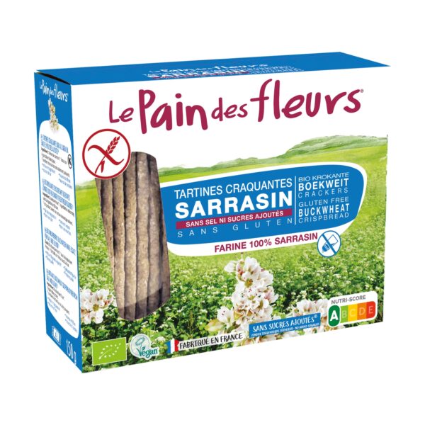 LE PAIN DES FLEURS (TOSTADAS DE TRIGO SARRACENO) 150gr